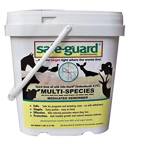 Safe-Guard 0.5% Multi-species Dewormer Pellets 5-LB Pail Safe-Guard 0.5% Multi-species Dewormer Pellets 5-LB Pail