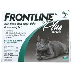 PETIQ LLC 287410 Flea & Tick Killer, For Cats & Kittens, 3-Doses - pack of 3