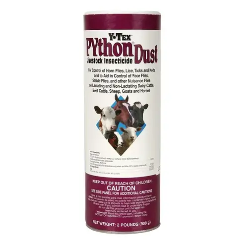 Livestock Synergized Python Dust Insecticide, 2-Lbs.