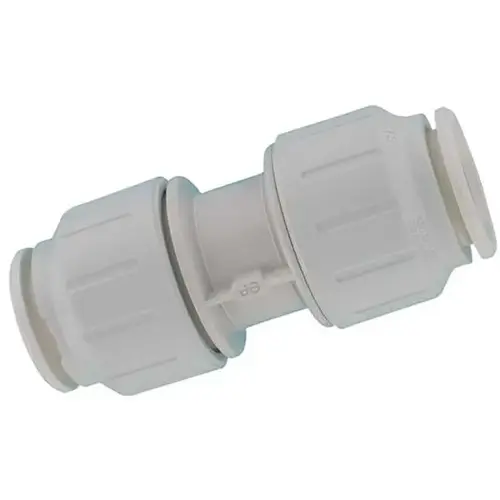 Tube Union Coupling, 3/4 in, Plastic, 3 to 12 bar Pressure Tube Union Coupling, 3/4 in, Plastic, 3 to 12 bar Pressure