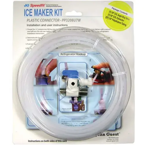 Ice Maker Supply Line Kit 1/2" Push Fit X 3/4" D Push to Fit 10 ft. Ice Maker Supply Line Kit 1/2" Push Fit X 3/4" D Push to Fit 10 ft.
