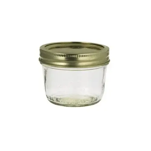 Ball Regular Mason Jar - 1/2 Pt (Min 12) - pack of 12 Ball Regular Mason Jar - 1/2 Pt (Min 12) - pack of 12