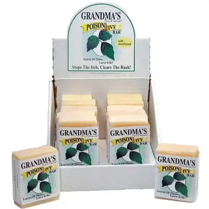 REMWOOD PRODUCTS CO. 67012-XCP12 Grandma's Pure and Natural Poison Ivy and Oak Soap Bar - pack of 12