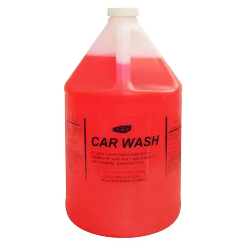 Vehicle Wash Solution Concentrate Gallon Red