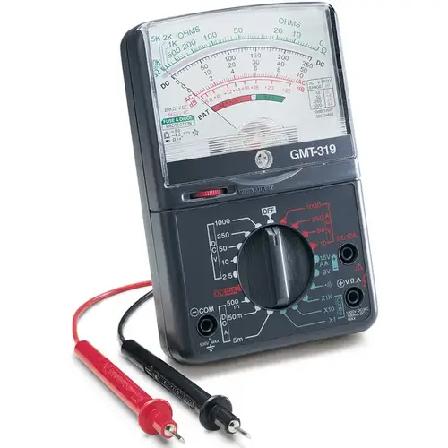 Multimeter Analog 7-Function 1000-volts Black