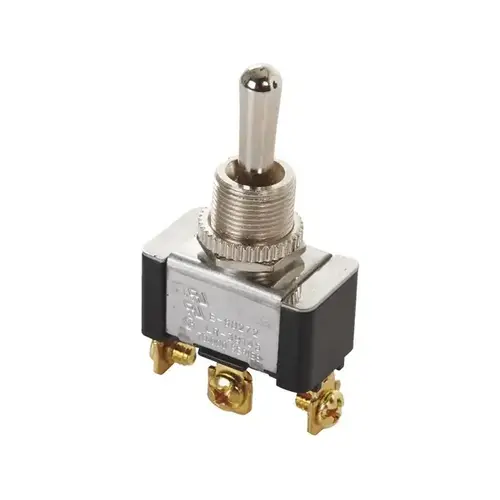 Momentary Toggle Switch, SPDT, 125-Volt, 20-Amp, 3/4-HP