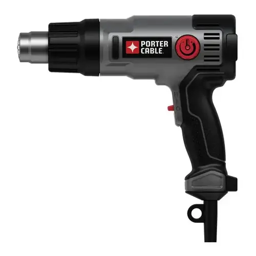 Heat Gun, 19 cfm Air, 120 to 1150 deg F, Includes: Integrated Hanging Hook Heat Gun, 19 cfm Air, 120 to 1150 deg F, Includes: Integrated Hanging Hook