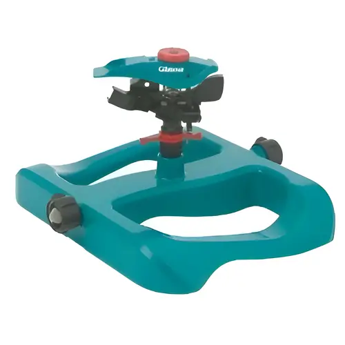 Sprinkler - Polymer Head on Sled Base with Impulse Arm Green