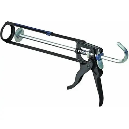 Caulk Gun, 10.3 oz Cartridge, Skeleton Cartridge Black