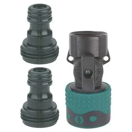 Hose End Quick Connector Set with Manual Shut Off Hose End Quick Connector Set with Manual Shut Off