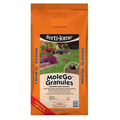 Fertilome MoleGo 10 Lb. Granular Mole & Gopher Repellent Fertilome MoleGo 10 Lb. Granular Mole & Gopher Repellent