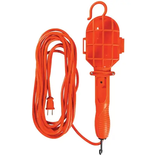 Woods 75-Watt Trouble Light with Plastic Guard - 25 Foot Orange Woods 75-Watt Trouble Light with Plastic Guard - 25 Foot Orange