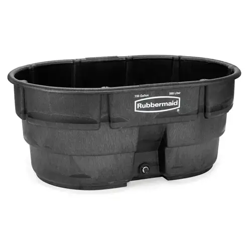Stock Tank 150 gal For Livestock Black Stock Tank 150 gal For Livestock Black