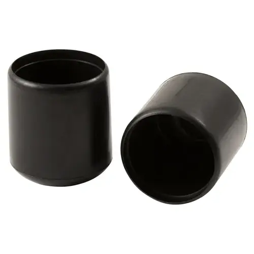 Leg Tip Vinyl Black Round 1-1/8" W X 1-1/8" L Black Leg Tip Vinyl Black Round 1-1/8" W X 1-1/8" L Black