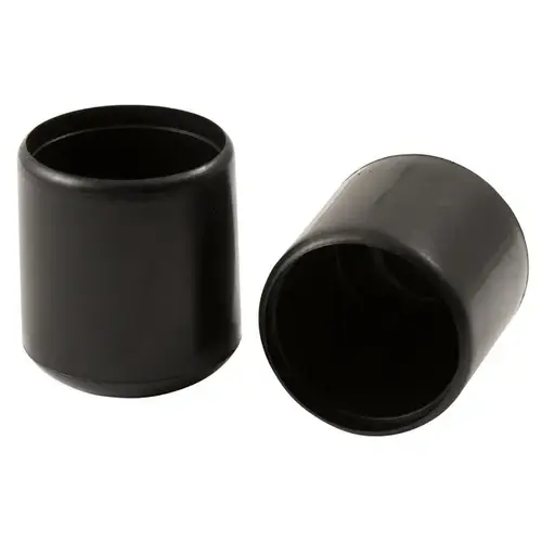 Table/Chair Leg Tip Rubber Black Round 7/8" W X 7/8" L Black