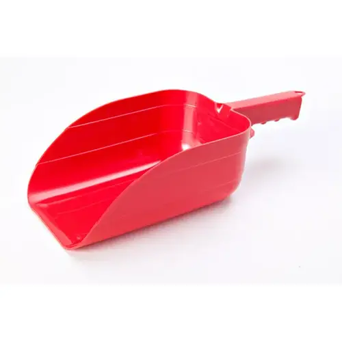 Feed Scoop, Red Styrene, 5-Pts. Feed Scoop, Red Styrene, 5-Pts.