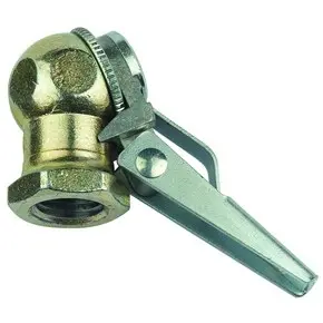 Tru-Flate Safety Air Chuck Ball Foot Direct Airline w/Clip 17353 Tru-Flate Safety Air Chuck Ball Foot Direct Airline w/Clip 17353