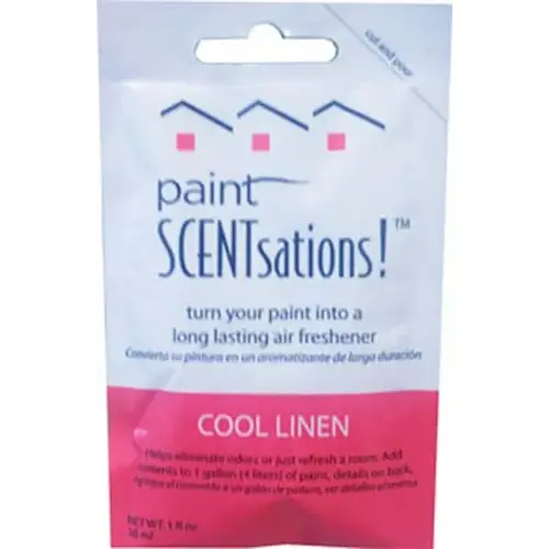 Paint Scent Additive, Liquid, Cool Linen, Water White, 1 oz