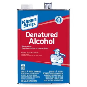 Klean Strip GSL26 Denatured Alcohol Fuel, Liquid, Alcohol, Water White, 1 gal, Can
