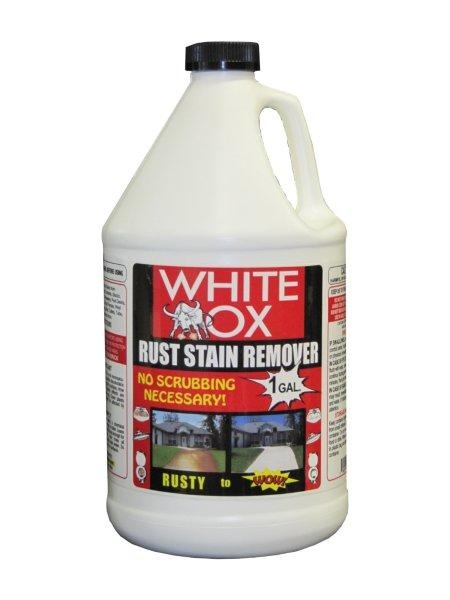 White Ox WOL1 Rust Stain Remover No Scent 1 gal Liquid