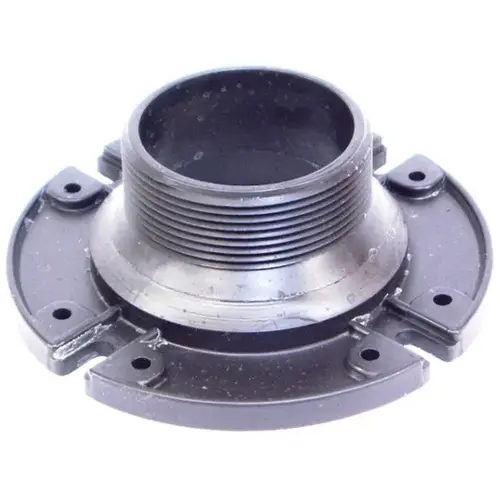 Closet Flange, 3-1/2 in Connection, Male Thread, ABS, Black
