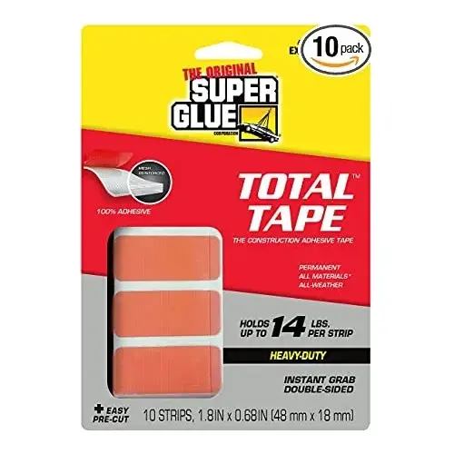 TAPE TTL DBL SDD STRIP 48X18MM Orange - pack of 10 TAPE TTL DBL SDD STRIP 48X18MM Orange - pack of 10