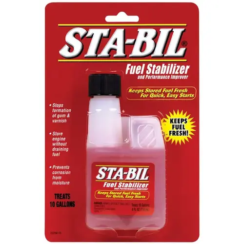 Fuel Stabilizer, 4 oz Bottle Red Fuel Stabilizer, 4 oz Bottle Red