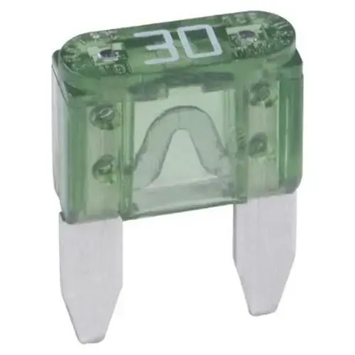 Automotive Fuse, Blade Fuse, 32 V, 30 A, 1 kA Interrupt Green - pack of 25 Automotive Fuse, Blade Fuse, 32 V, 30 A, 1 kA Interrupt Green - pack of 25