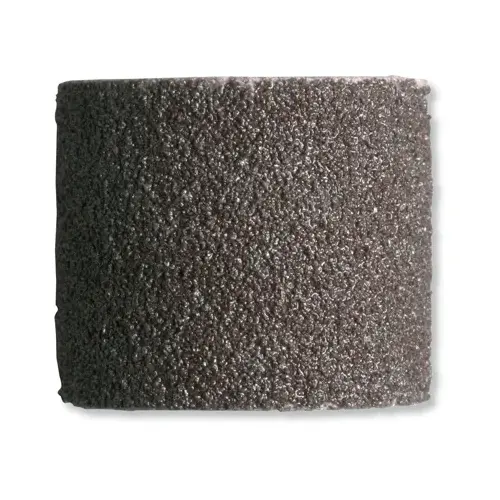 Sanding Band, 1/2 in Dia Drum, 1/8 in Dia Shank, 120 Grit, Coarse, Aluminum Oxide Abrasive - pack of 6