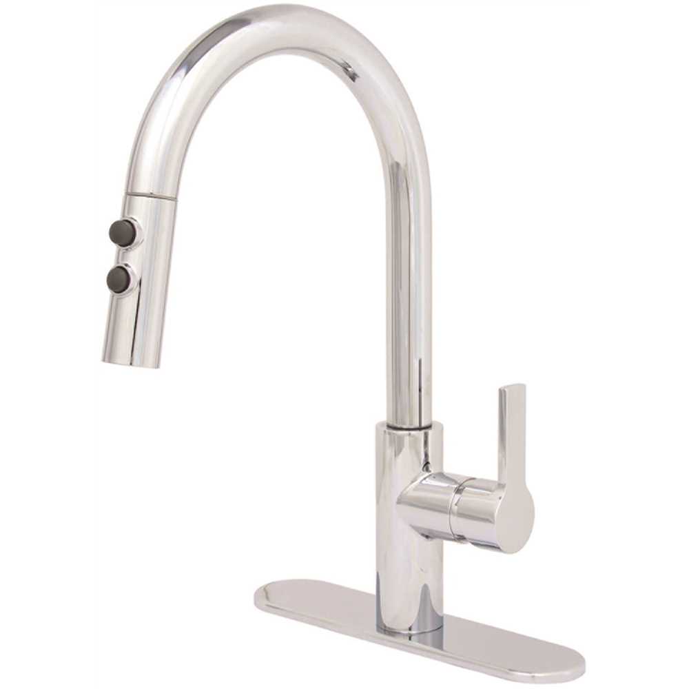 Premier 3585643 Beck Single-Handle Pull-Down Sprayer Kitchen Faucet in Chrome