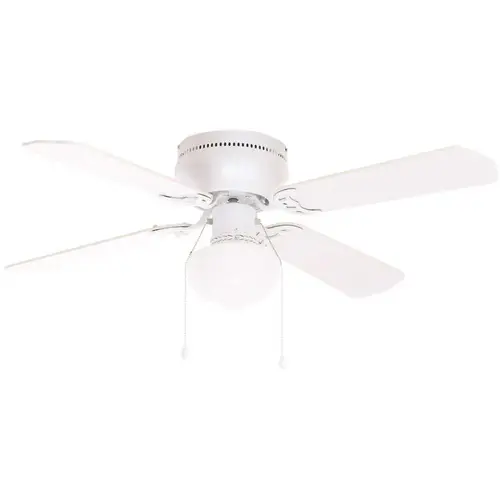 Littleton 42 in. LED Indoor White Ceiling Fan with Light Kit Littleton 42 in. LED Indoor White Ceiling Fan with Light Kit