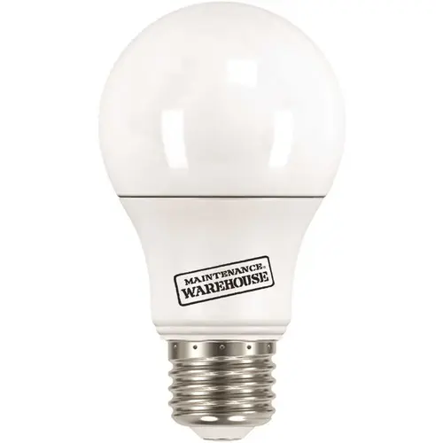 60-Watt Equivalent Non-Dimmable A19 LED Bulb In Daylight 5000K - pack of 8