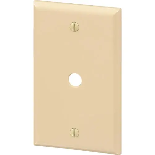 Maintenance Warehouse Single Gang Telephone and Cable TV Wall Plate-Ivory Maintenance Warehouse Single Gang Telephone and Cable TV Wall Plate-Ivory