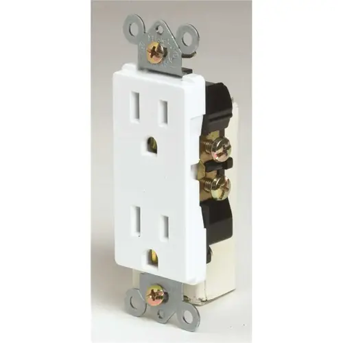 Maintenance Warehouse 15 Amp 125V Decorator Receptacle - White