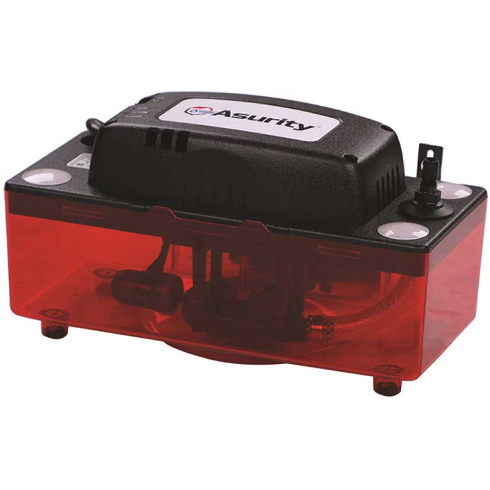 Asurity ULTRACP-22T Ultra Series 120v Condensate Pump, 22 Ft Lift With Tubing