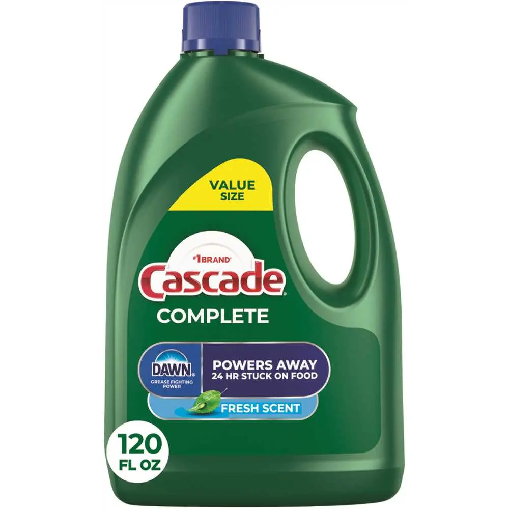 CASCADE 120 Oz Complete Gel Fresh Scent Dishwasher Detergent - pack of 4 37000539879 CASCADE 120 Oz Complete Gel Fresh Scent Dishwasher Detergent - pack of 4 37000539879