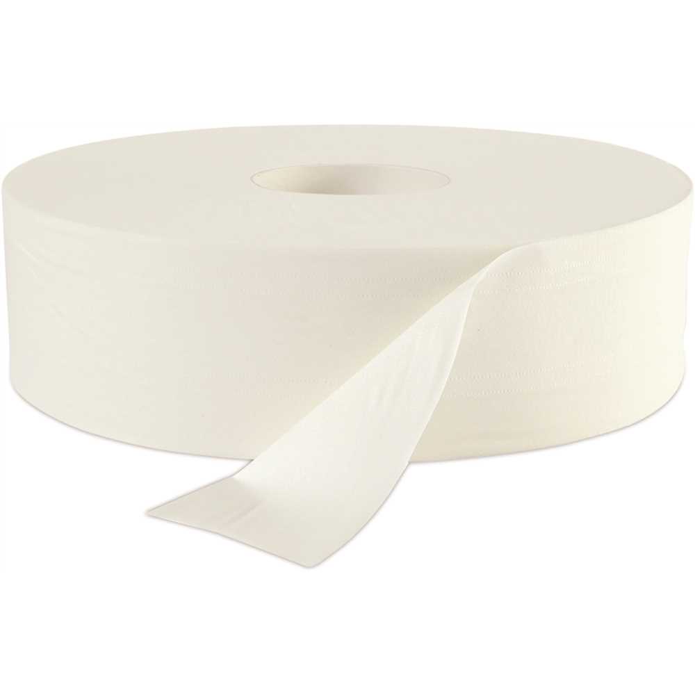 BOARDWALK BWK6102B Jrt Bath Tissue Jumbo Septic Safe 2-Ply White 12" Dia - pack of 6