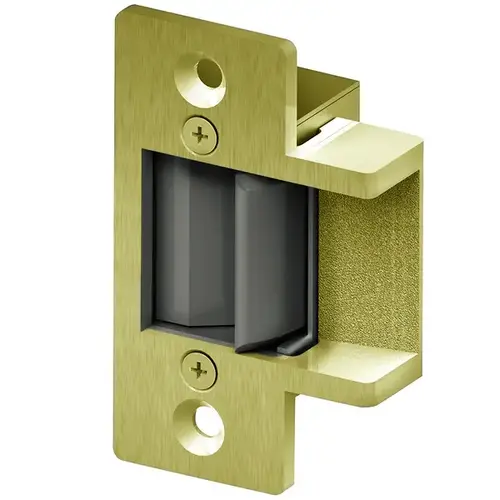 Electric Strike, Fail Safe, 24VDC, 2-3/4"x1-1/8", Satin Brass Electric Strike, Fail Safe, 24VDC, 2-3/4"x1-1/8", Satin Brass