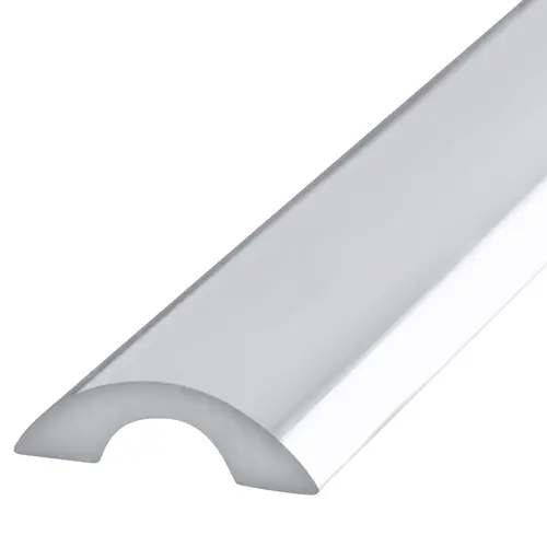 Brite Anodized Frameless Shower Door Half-Round Threshold - 95" Stock Length Brite Anodized Frameless Shower Door Half-Round Threshold - 95" Stock Length