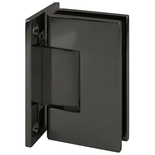 Designer Series Shower Door Wall Mount Hinge With Full Back Plate Black Nickel Designer Series Shower Door Wall Mount Hinge With Full Back Plate Black Nickel