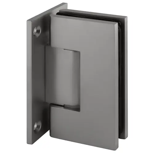 Designer Series Shower Door Wall Mount Hinge With Full Back Plate Satin-Chrome Designer Series Shower Door Wall Mount Hinge With Full Back Plate Satin-Chrome