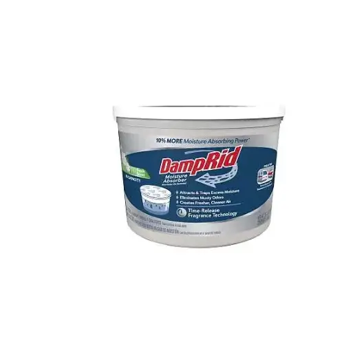 High-Capacity Moisture Absorber, 2 lb Tub, Solid Off-White/White