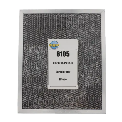 Erp Replacement 8-3/4 X 10-1/2 X 3/8 In. Carbon Filter For Range Hood Erp Replacement 8-3/4 X 10-1/2 X 3/8 In. Carbon Filter For Range Hood