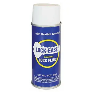Lock-Ease LE-5 Lock-Ease Graphite Lock Fluid, 3 oz. Aerosol
