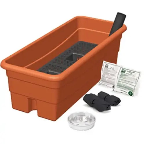 Garden Kit Junior 7.25" H X 9.5" W X 23" L Terracotta
