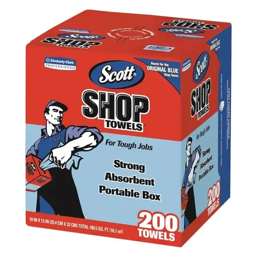 Shop Towels Original Paper 12" W X 10" L Shop Towels Original Paper 12" W X 10" L