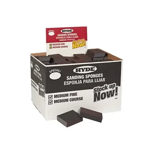 Sanding Sponge 5" L X 3" W Fine/Medium Wet/Dry Sanding Sponge 5" L X 3" W Fine/Medium Wet/Dry