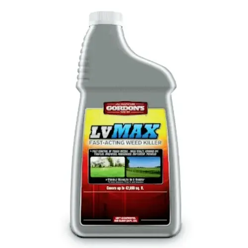 LV MAX Fast-Acting Weed Killer, Liquid, Pump-Up Sprayer, Tow-Behind Sprayer Application, 1 qt White LV MAX Fast-Acting Weed Killer, Liquid, Pump-Up Sprayer, Tow-Behind Sprayer Application, 1 qt White