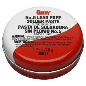 Oatey 30011 No. 5 Paste Flux Soldering Paste 1.7-oz Yellow