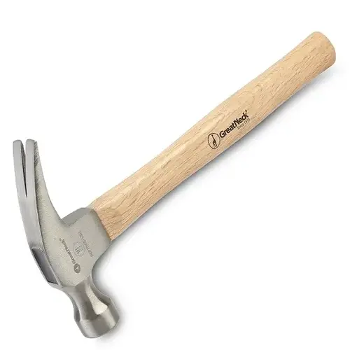 Claw Hammer 16 oz Smooth Face Contoured 13.4" Wood Handle Claw Hammer 16 oz Smooth Face Contoured 13.4" Wood Handle